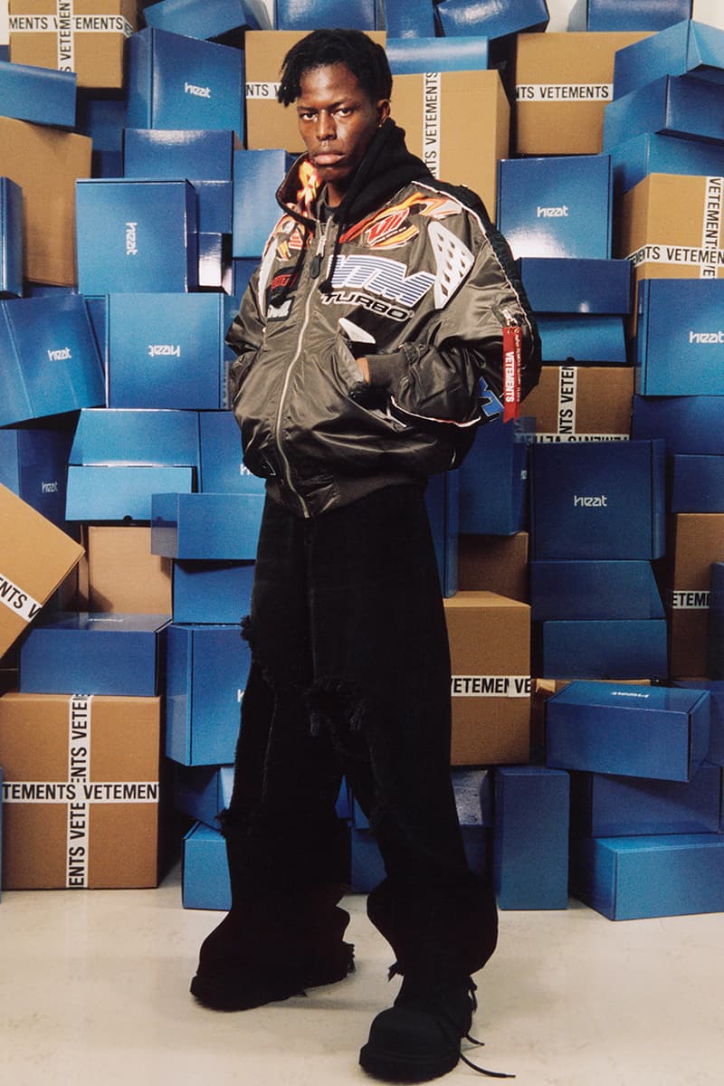 heat vetements luxury mystery box jackets jeans caps