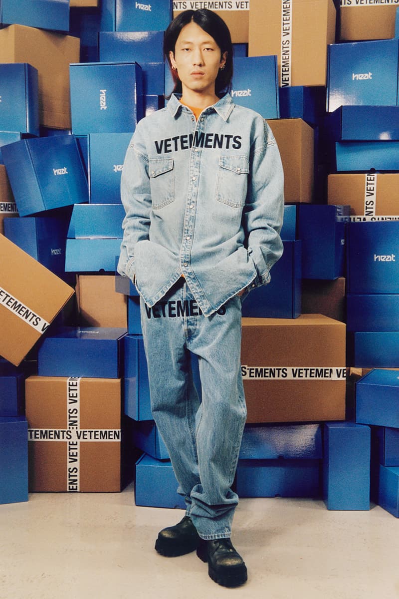 heat vetements luxury mystery box jackets jeans caps