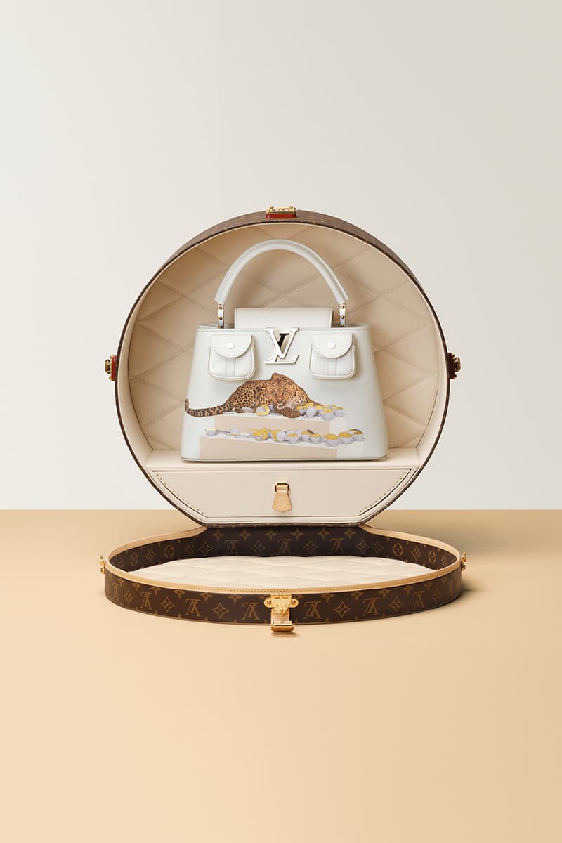 louis vuitton sothebys special charity auction remade artycapucines bags details