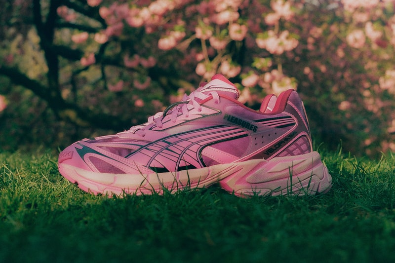 puma pleasures sneaker pink trainer