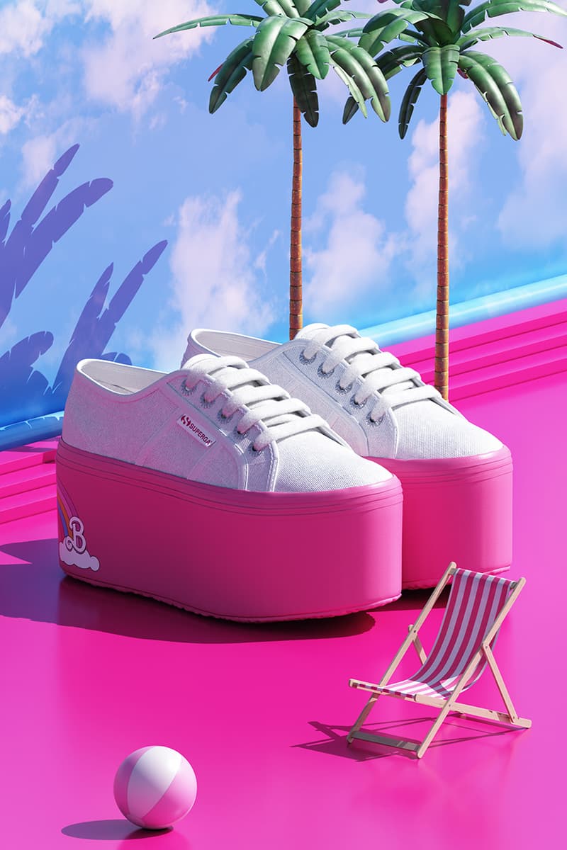 superga barbie movie footwear collaboration sneakers flatforms where to buy release information 