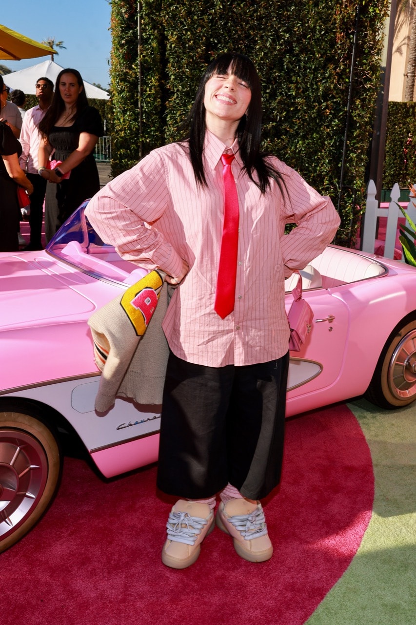 barbie film premiere pink carpet dua lipa margot robbie billie eilish