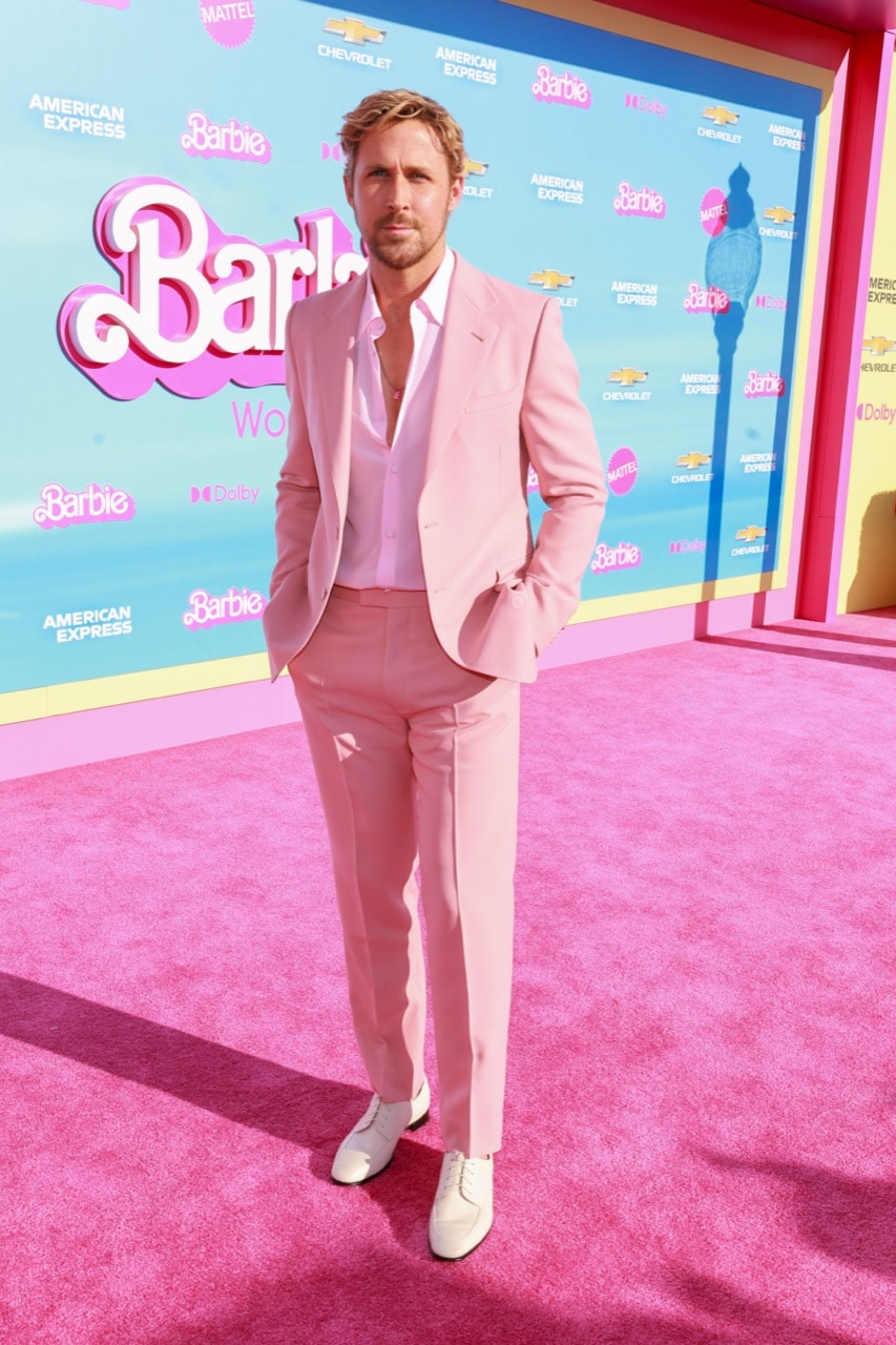 barbie film premiere pink carpet dua lipa margot robbie billie eilish