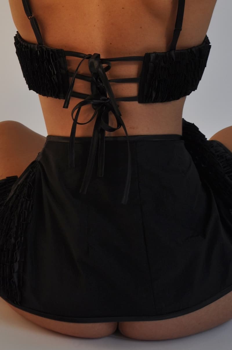 t label ripple ribbons corsets bodysuits peach purple 