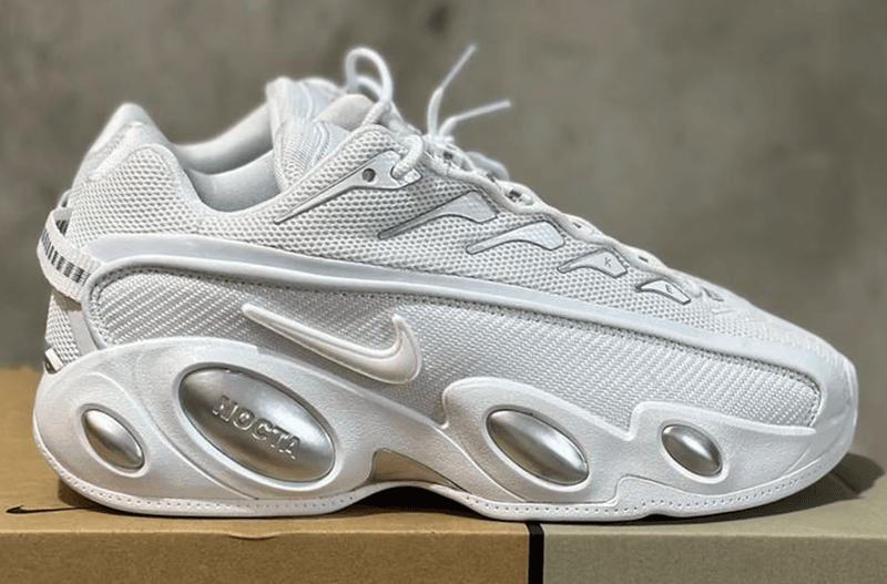 drake nike nocta glide sneaker green red black