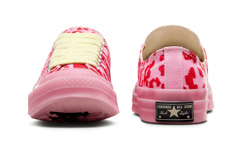tyler the creator golf le fleur converse chuck 70 low digital leopard pink brown green