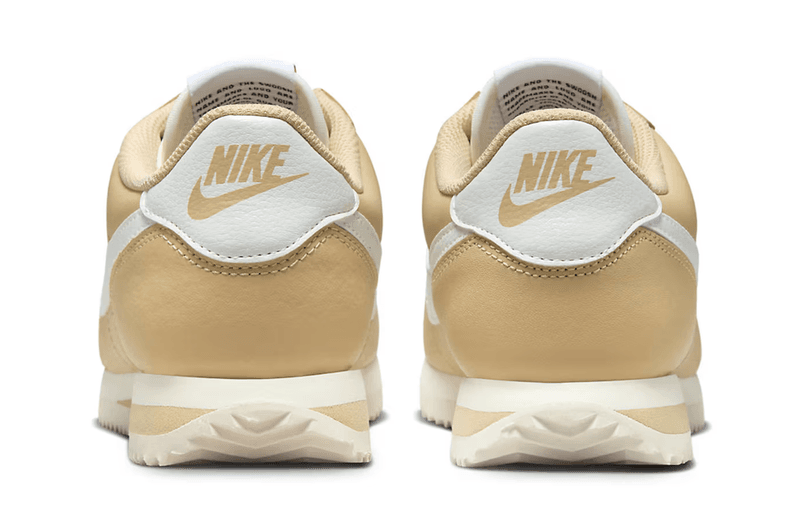 nike cortez sneaker sesame beige white brown 
