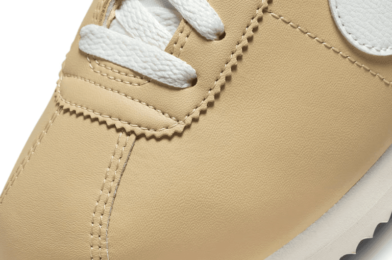 nike cortez sneaker sesame beige white brown 