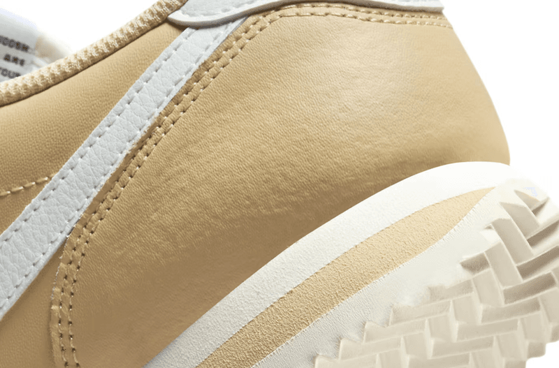 nike cortez sneaker sesame beige white brown 