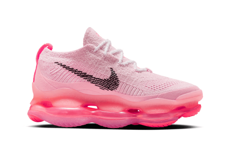 nike air max scorpion pink sneaker knitted upper