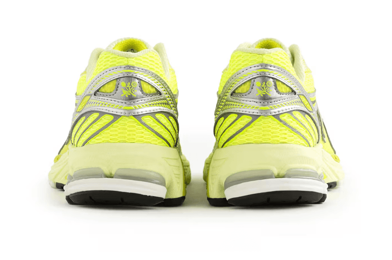 aime leon dore new balance sneakers green orange white cream