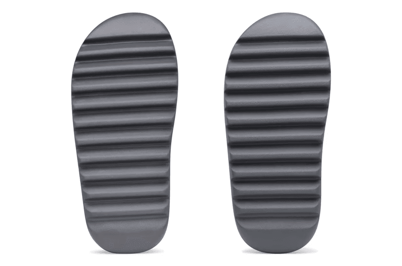 adidas yeezy slide slate grey granite mule slip on