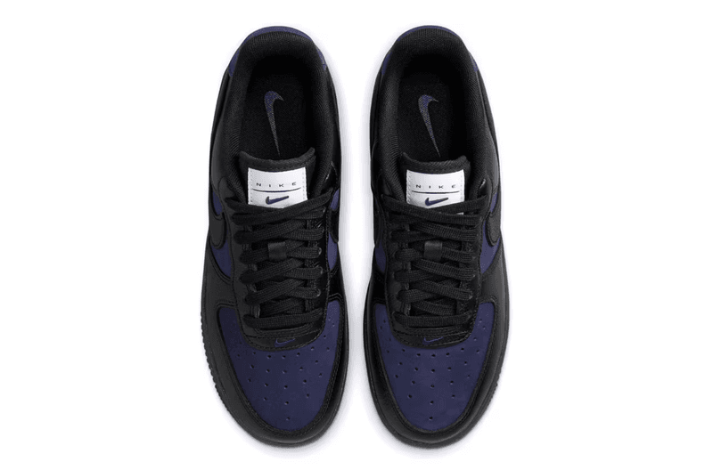 nike air force 1 low indigo black sneaker shoe