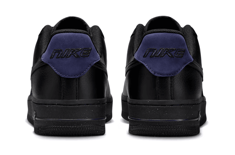 nike air force 1 low indigo black sneaker shoe