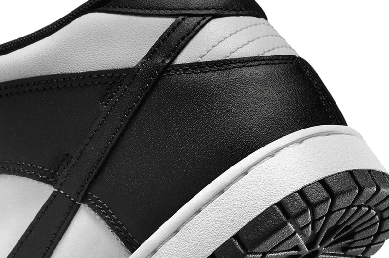 nike panda dunk black white mid high top sneaker