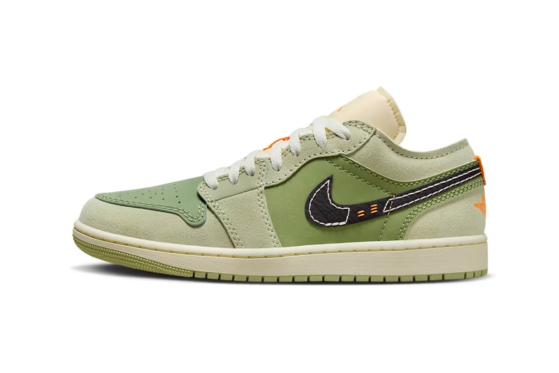 air jordan 1 low craft "light olive" sneakers footwear nike release info price where to buy