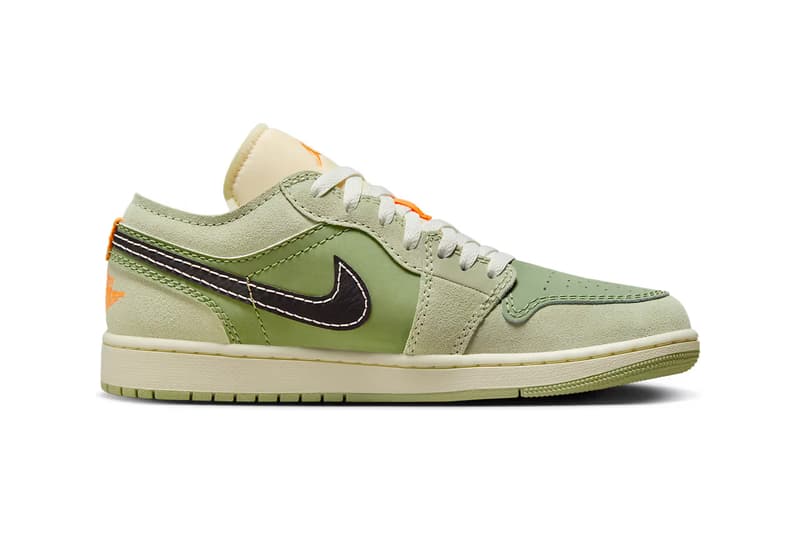 air jordan 1 low craft "light olive" sneakers footwear nike release info price where to buy