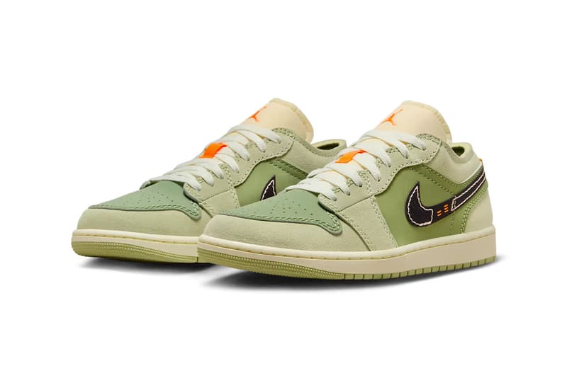 air jordan 1 low craft "light olive" sneakers footwear nike release info price where to buy