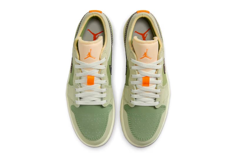 air jordan 1 low craft "light olive" sneakers footwear nike release info price where to buy