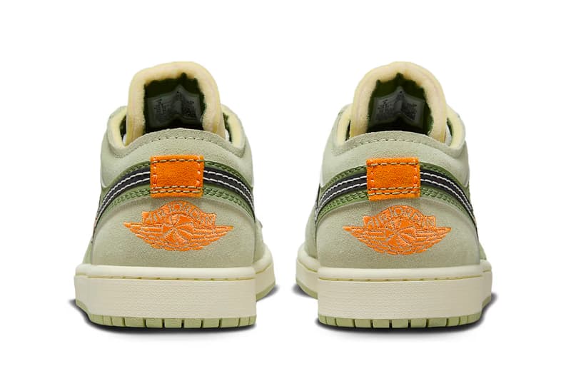 air jordan 1 low craft "light olive" sneakers footwear nike release info price where to buy