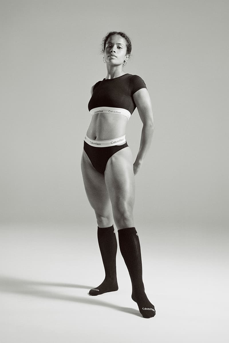 calvin klein calvins or nothing campaign alex morgan chloe kelly Kenza Dali Mana Iwabuchi Mary Fowler Brianna Capozzi jeans underwear modern cotton collection