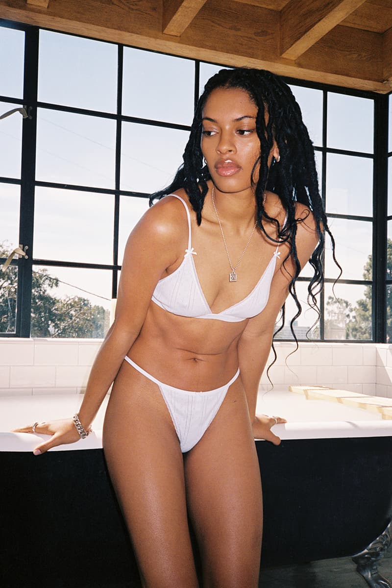 cou cou intimates english rose print underwear lingerie balconette triangle bras thongs slip dresses skirts