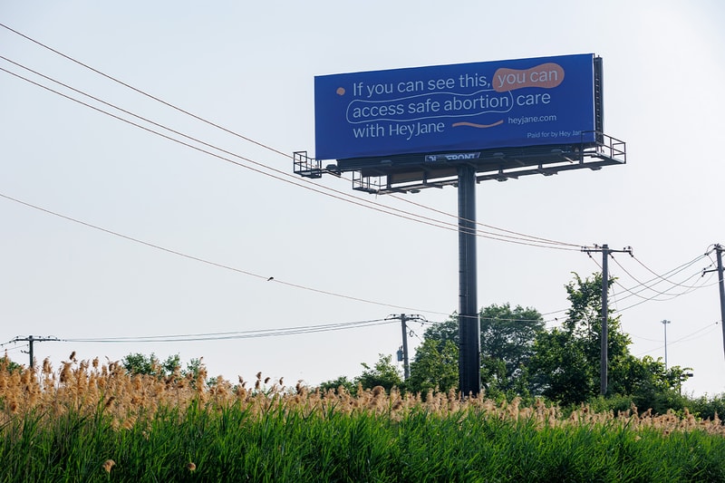 hey jane cross-state abortion billboard campaign details