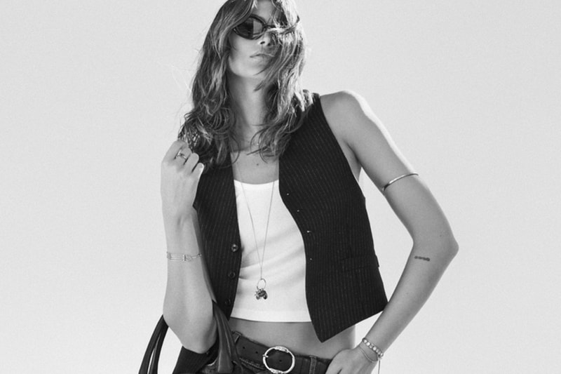 kaia gerber celine winter clothes shoes bags boots black white