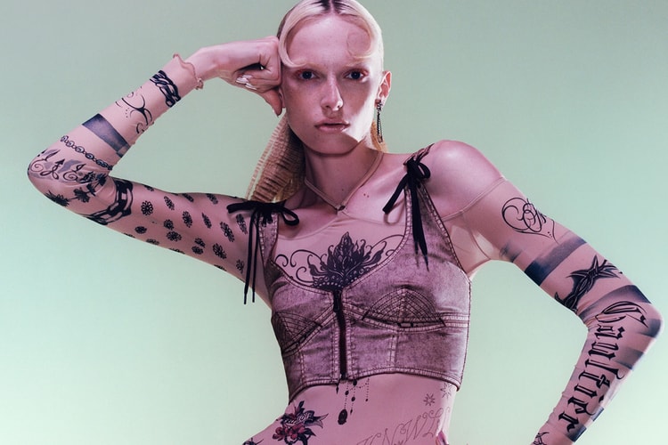 Jean Paul Gaultier and KNWLS Is a Grunge Girlie's Stonewashed Dream