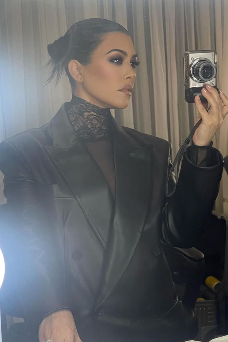 Kourtney Kardashian gender reveal pink manicure nail polish instagram