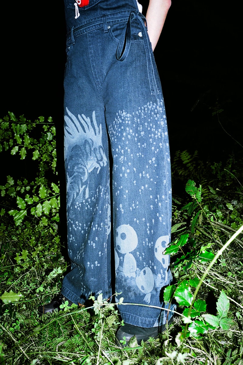 levis studio ghibli new princess mononoke collaboration details