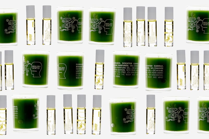 Malin + Goetz Brain Dead Cannabis Perfume Oil Candle Fragrance Collaboration 