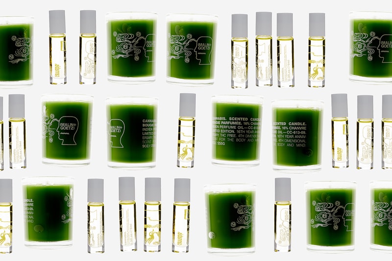 Malin + Goetz Brain Dead Cannabis Perfume Oil Candle Fragrance Collaboration 