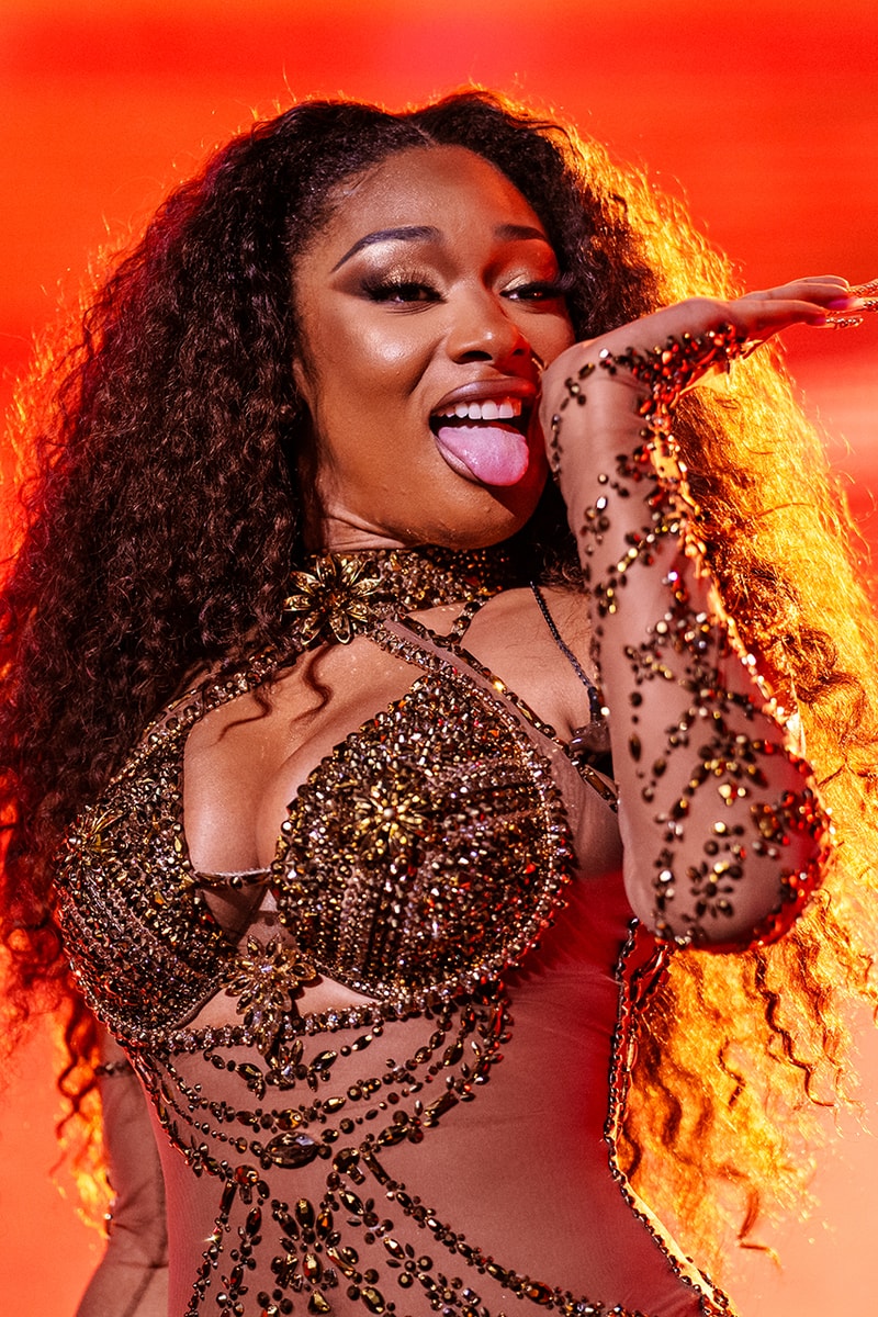 Megan Thee Stallion Blonde Blowout Hairstyle Pamela Anderson 