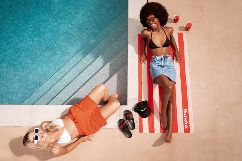 nandos sauce collection clothing apparel hoodies hats slides