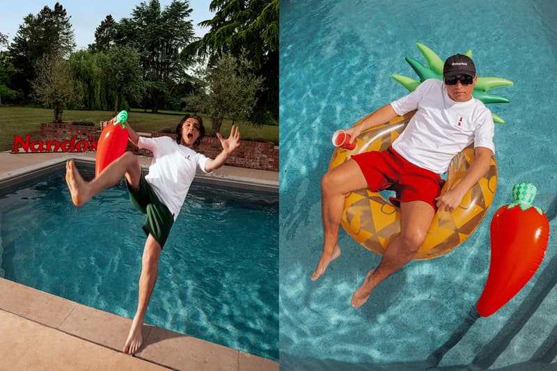 nandos sauce collection clothing apparel hoodies hats slides