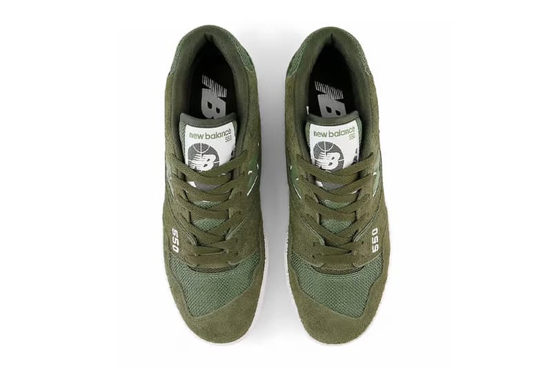new balance 550 olive suede release info where to buy price 