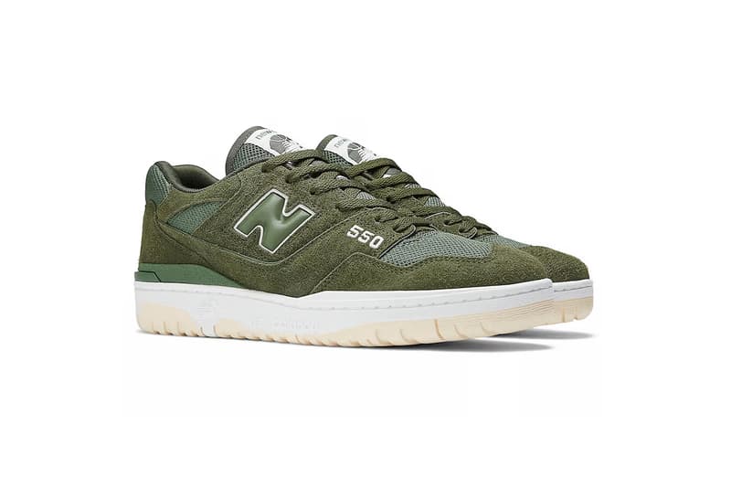 new balance 550 olive suede release info where to buy price 