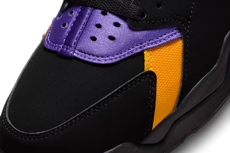 nike air flight huarache "lakers away" kobe bryant sneakers footwear where to buy release information price 
