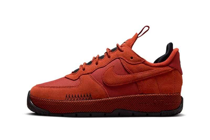 nike air force 1 wild "rugged orange" sneakers footwear release information