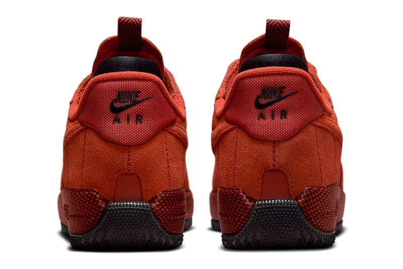 nike air force 1 wild "rugged orange" sneakers footwear release information