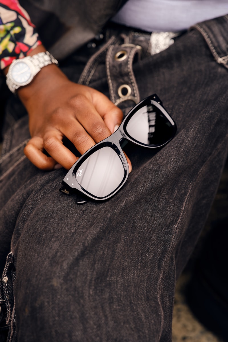 ray-ban talia goddess sunglasses reverse brooklyn campaign curve concave wayfarer aviator eyewear trance music artist