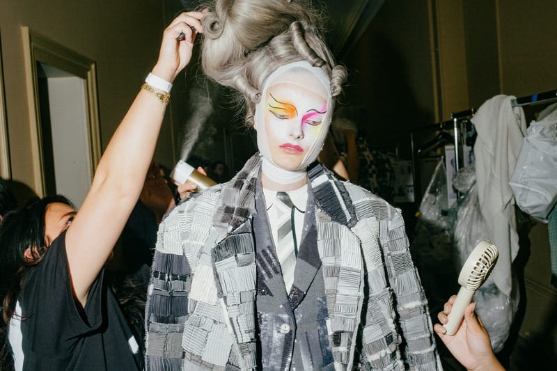 Head Backstage to Thom Browne's Fall 2023 Show at Paris Couture Week
