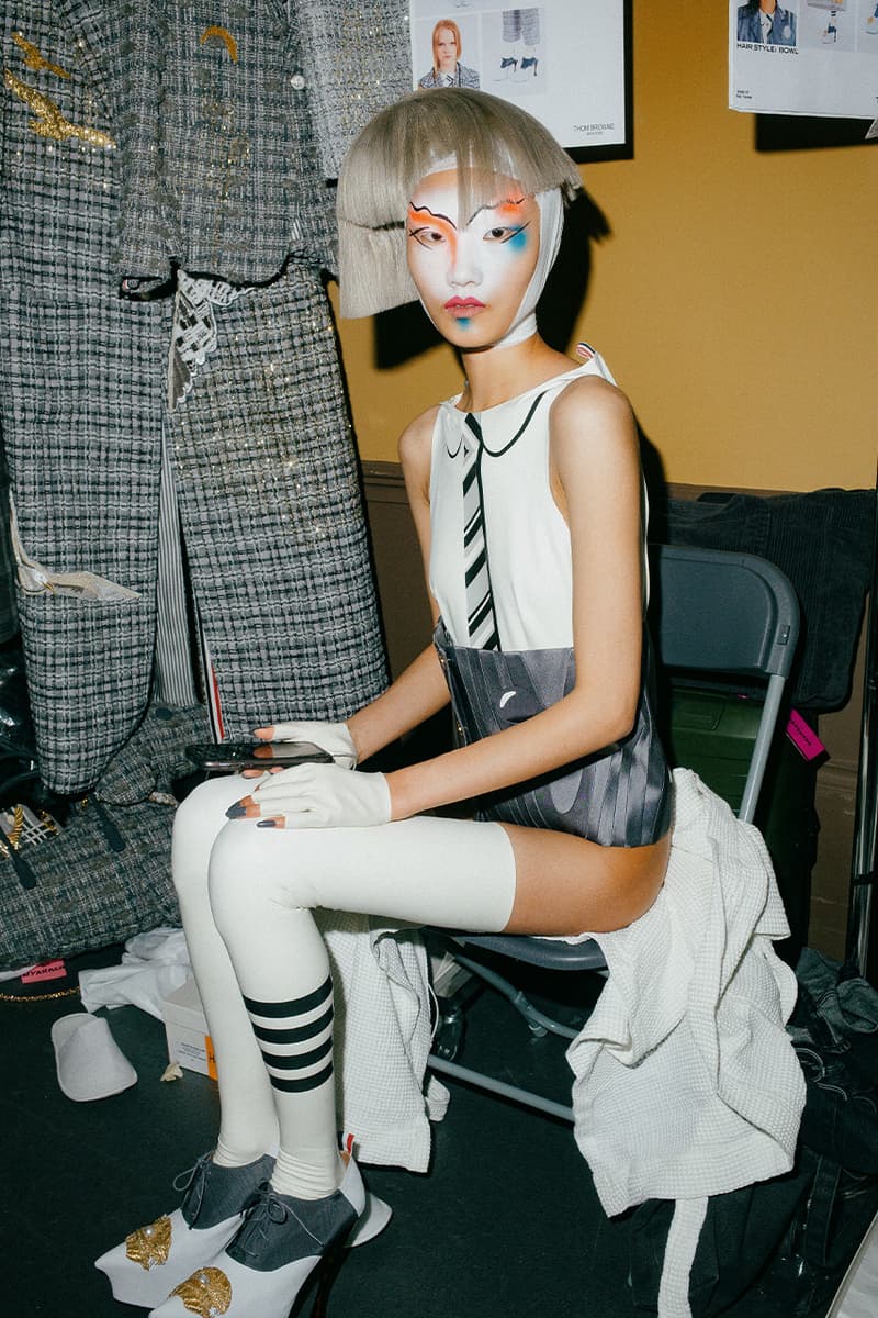 thom browne fw23 paris haute couture runway collection details