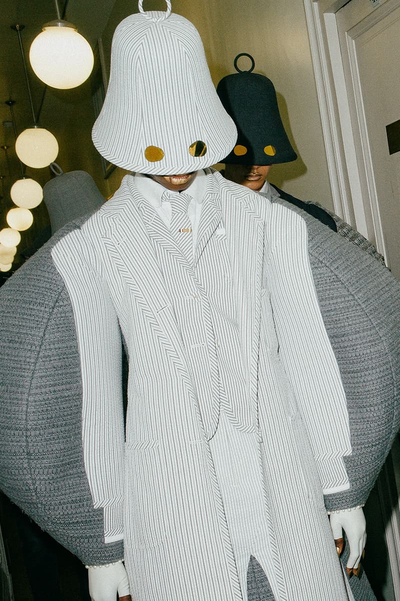 thom browne fw23 paris haute couture runway collection details