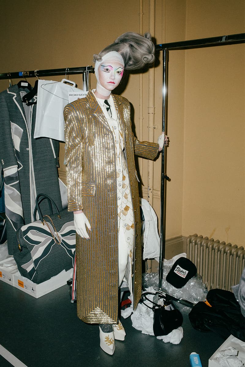 thom browne fw23 paris haute couture runway collection details