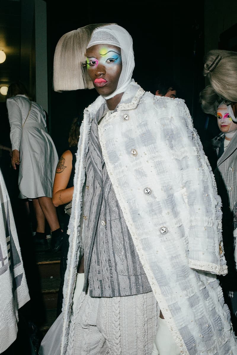 thom browne fw23 paris haute couture runway collection details