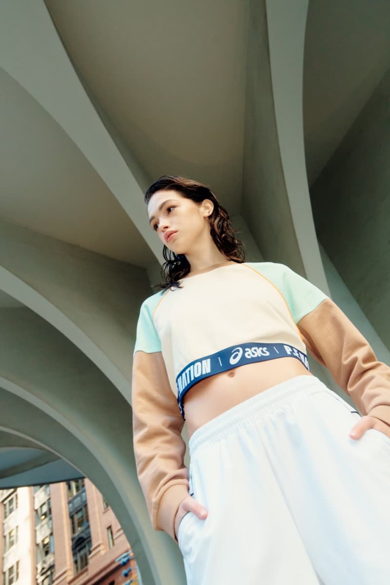 pe nation asics collection sports skirt bra leggings jackets