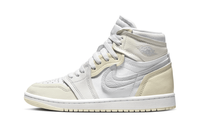 air jordan 1 high sneaker shoe coconut milk white beige cream