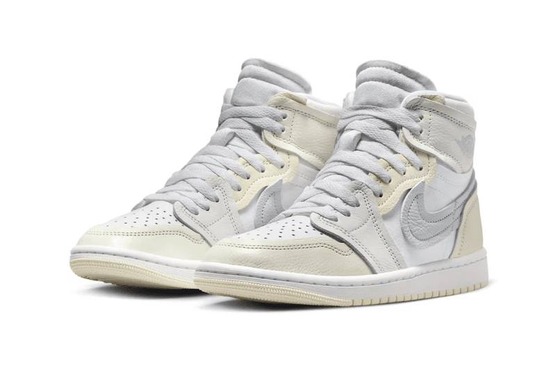 air jordan 1 high sneaker shoe coconut milk white beige cream